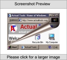 Actual Window Rollup Screenshot